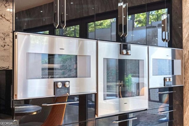 kitchen featuring wall oven