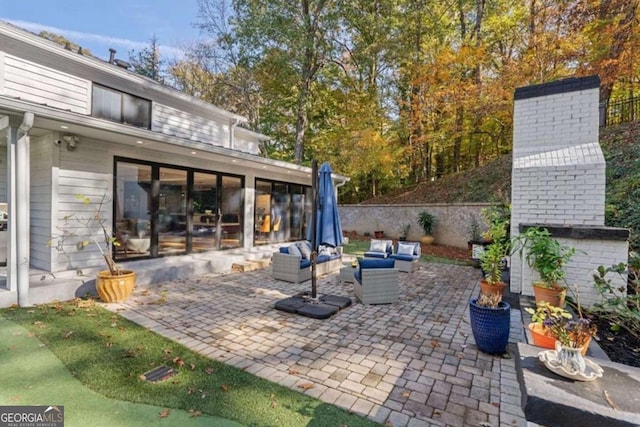 view of patio / terrace with outdoor lounge area