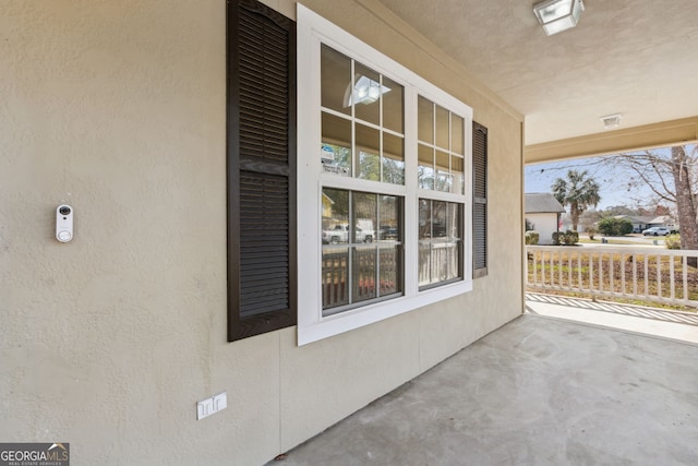 view of patio / terrace with a porch