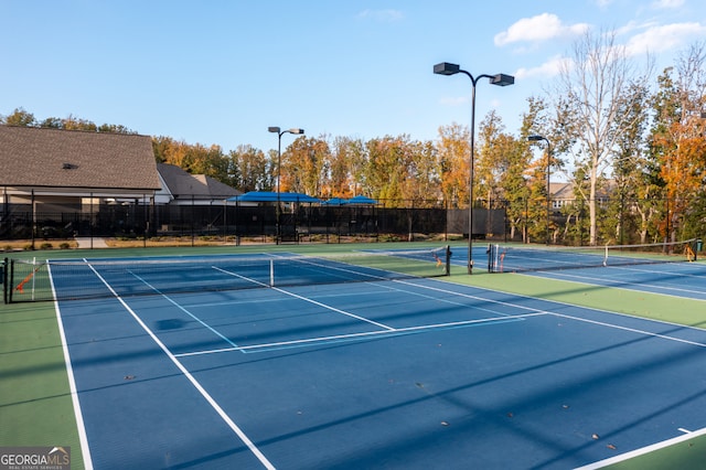 view of sport court