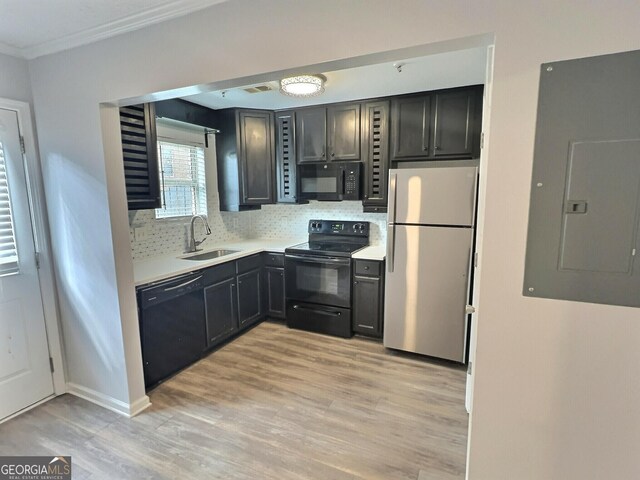 spare room featuring crown molding and dark wood-type flooring