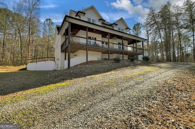 view of front of home