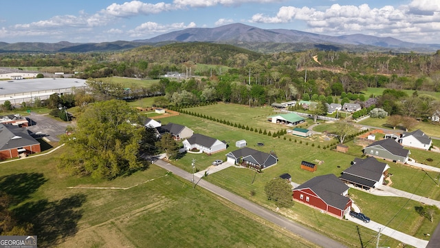 214 Harris St, Chatsworth, GA 30705 - drone / aerial view with a mountain view