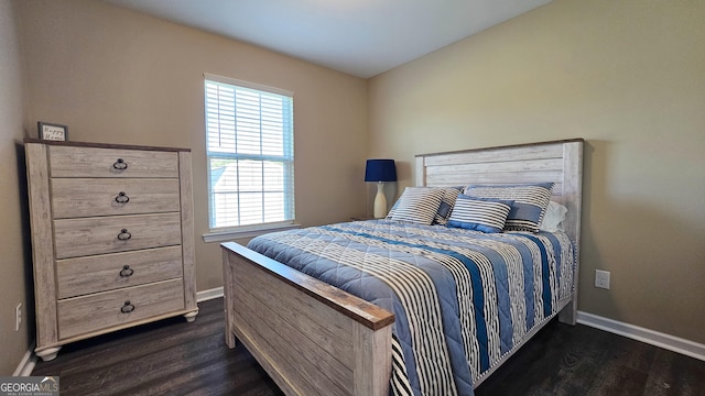 214 Harris St, Chatsworth, GA 30705 - bedroom featuring baseboards and dark wood-type flooring