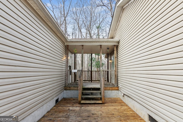 view of deck