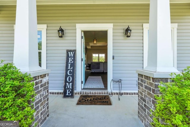 view of entrance to property