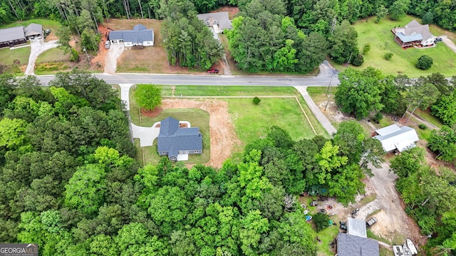 910 Bevis Rd, Franklin, GA 30217 - aerial view of property and surrounding area