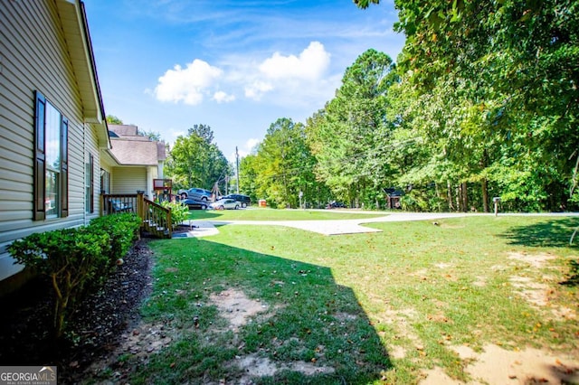 view of yard