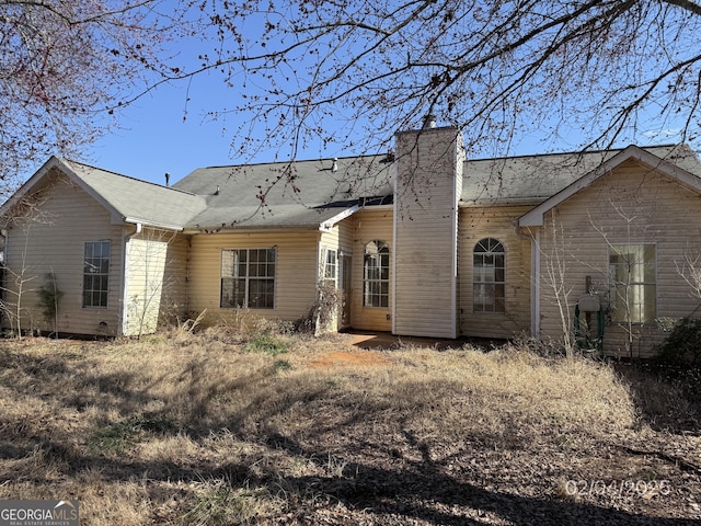 view of back of property