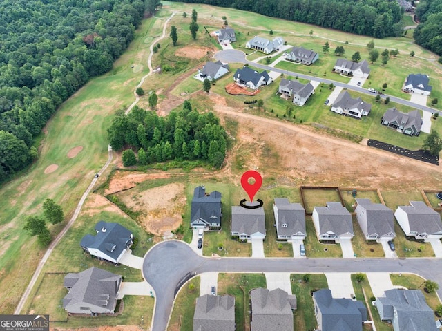 birds eye view of property featuring a residential view