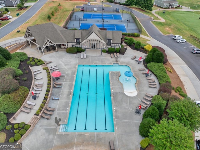 bird's eye view