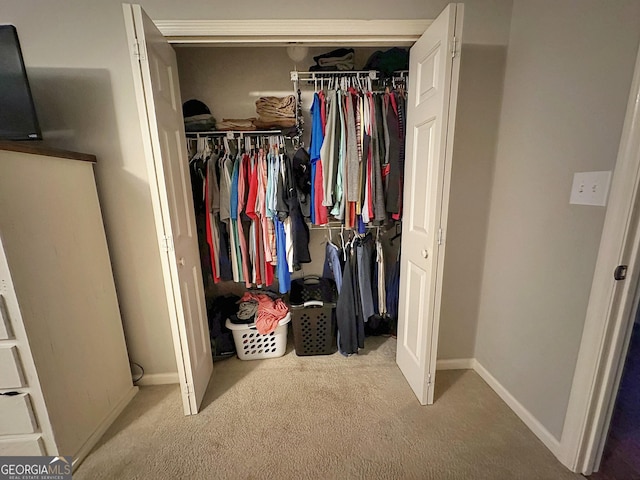 view of closet