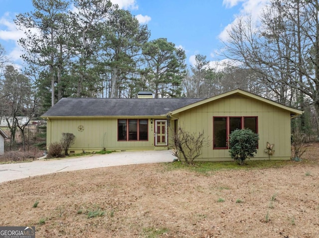 view of front of home