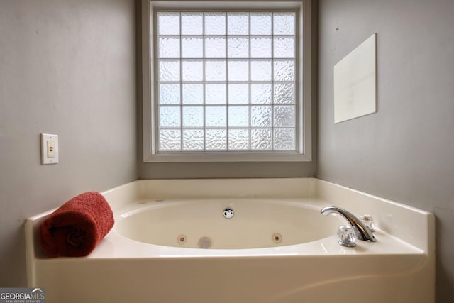 bathroom with a bathtub