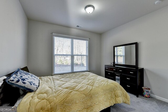 bedroom with carpet flooring