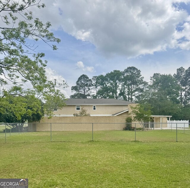 123 Blount St, Reidsville, GA 30453 - view of yard with fence