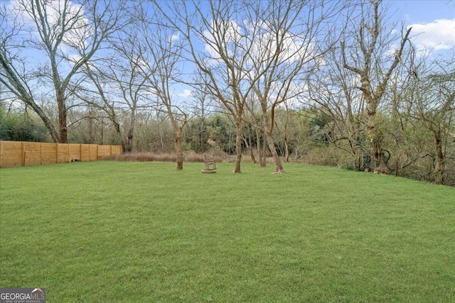 2923 Hall Dr SE, Smyrna, GA 30082 - view of yard with fence
