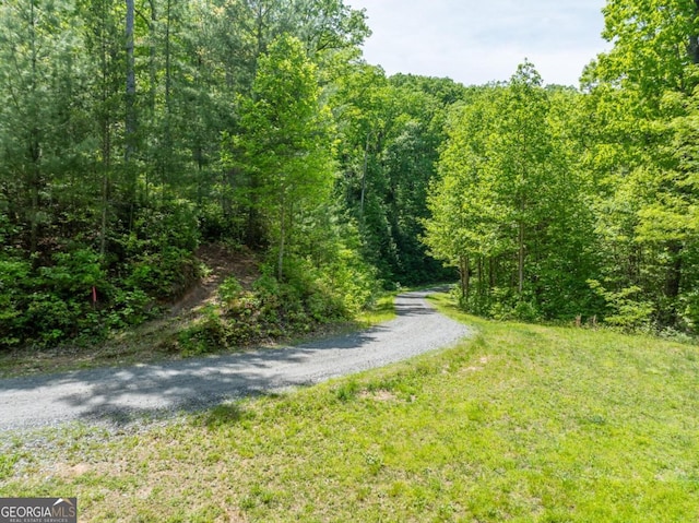 view of road