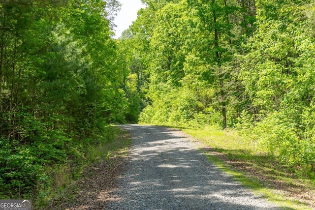 view of road