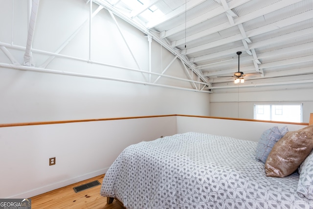 1661 La France St NE Unit 216, Atlanta, GA 30307 - bedroom with wood finished floors and baseboards