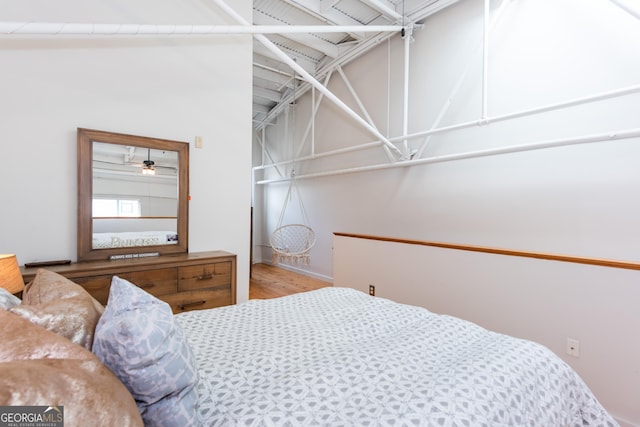 1661 La France St NE Unit 216, Atlanta, GA 30307 - bedroom with wood finished floors and baseboards