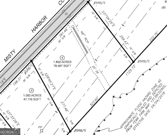 6527 Misty Harbour Ct, Flowery Branch GA, 30542 land for sale