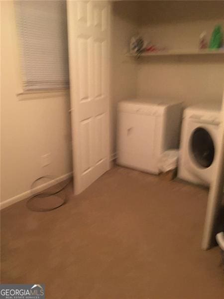 laundry area featuring independent washer and dryer