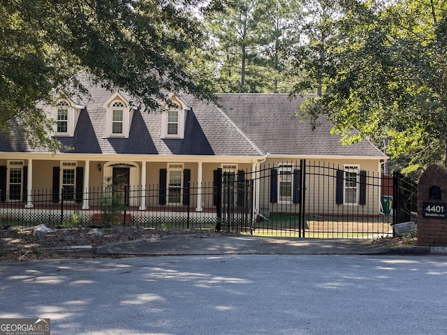 view of cape cod-style house