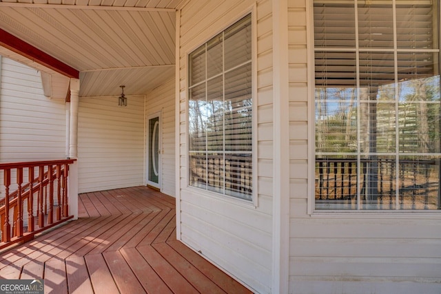 view of deck