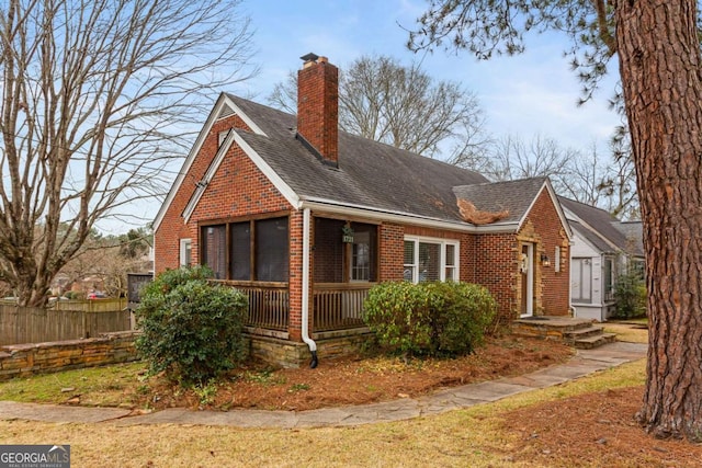 view of home's exterior