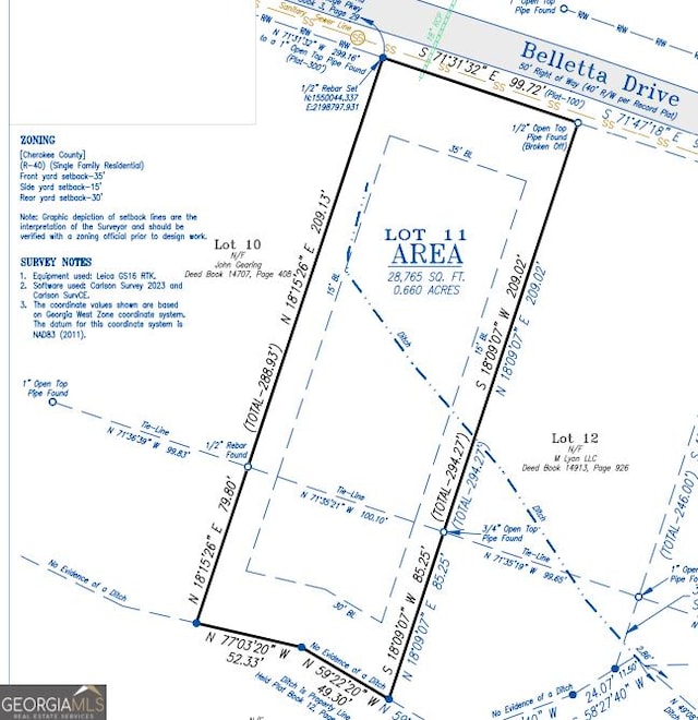 085 Belletta Dr, Canton GA, 30114 land for sale