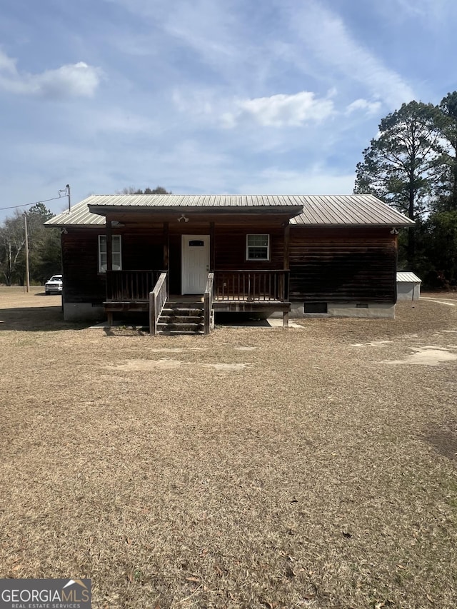 view of front of house with a porch