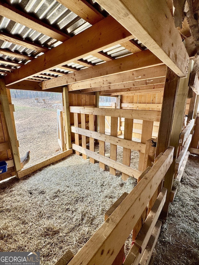 view of attic