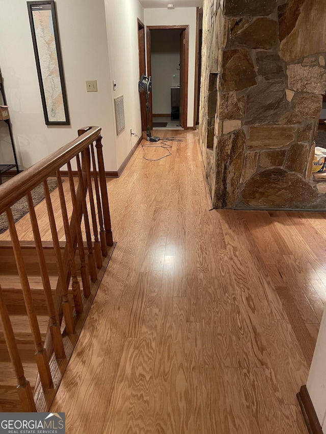 31 Hilltop Dr, Hayesville, NC 28904 - corridor with light wood-type flooring