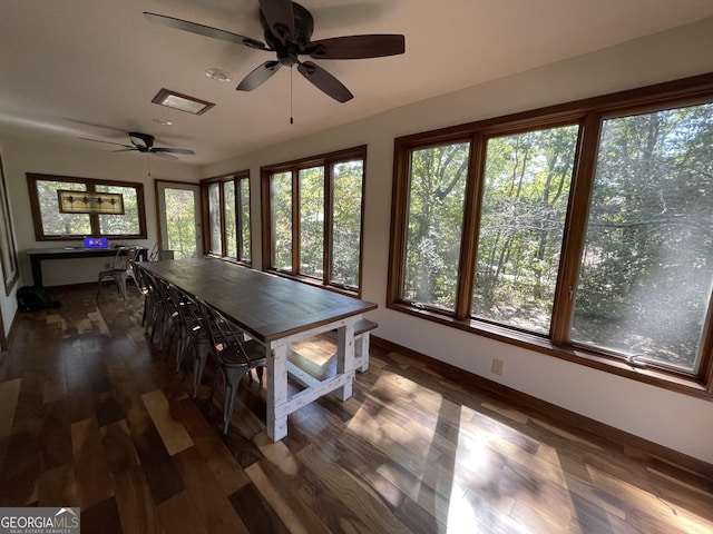 31 Hilltop Dr, Hayesville, NC 28904 - dining room with dark hardwood / wood-style floors