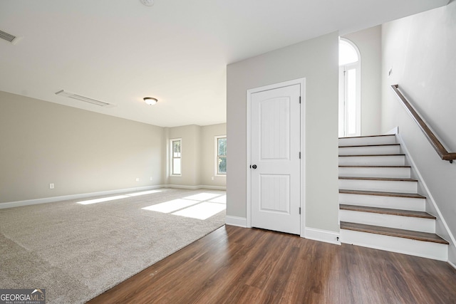 interior space with carpet floors