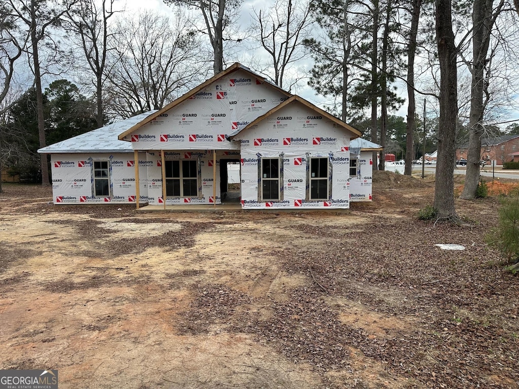 view of property under construction