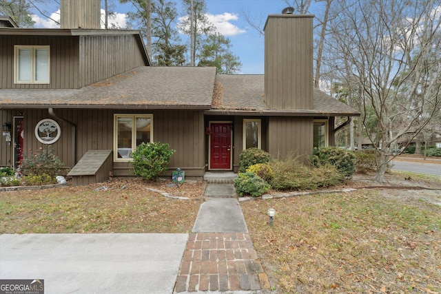 view of townhome / multi-family property