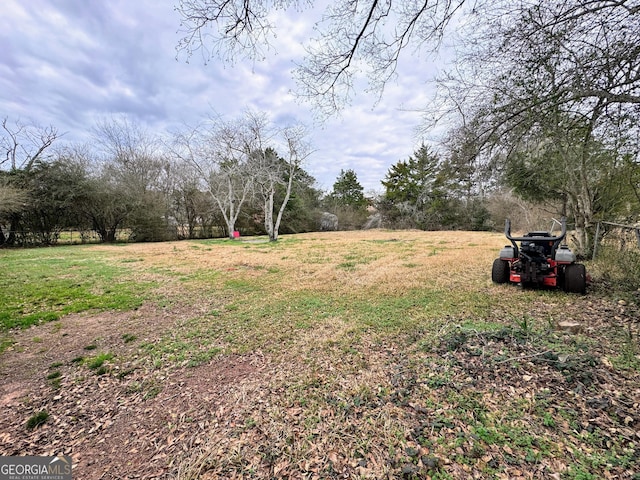 view of yard