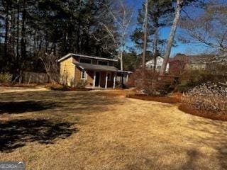 view of front of home