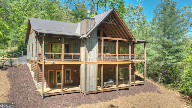 view of rear view of house