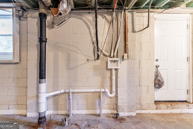 view of utility room