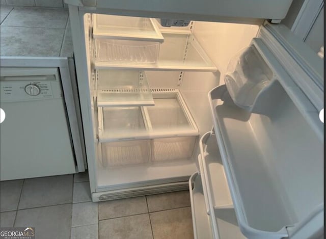 details featuring white dishwasher and refrigerator