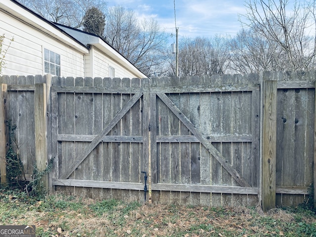 view of gate