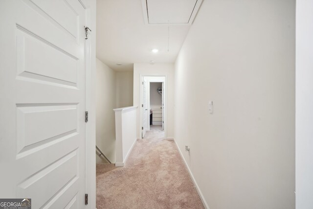 815 Taurus Dr, Stockbridge, GA 30281 - corridor with light carpet