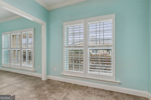17 Coastal Walk, Saint Marys, GA 31558 - unfurnished room with ornamental molding and light tile patterned flooring