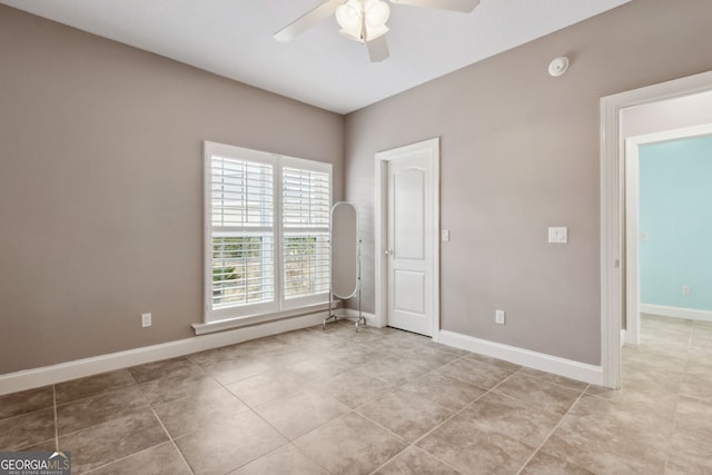17 Coastal Walk, Saint Marys, GA 31558 - unfurnished room featuring light tile patterned floors and ceiling fan