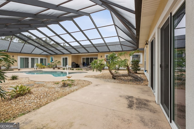 17 Coastal Walk, Saint Marys, GA 31558 - view of pool featuring a patio and glass enclosure