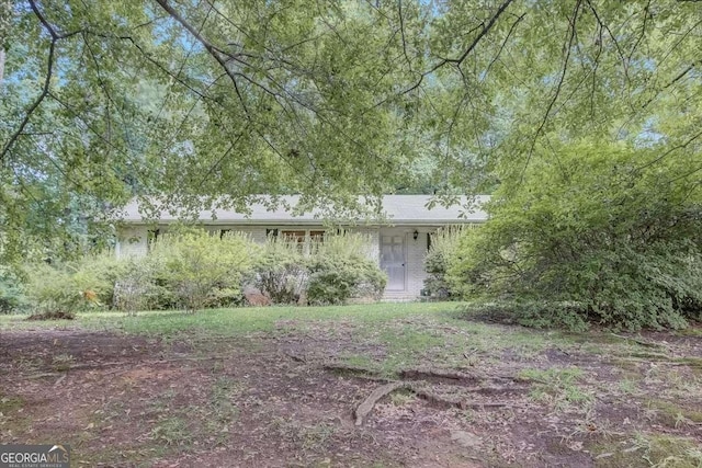 view of ranch-style house