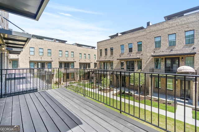 1028 Robert Smalls Way, Atlanta, GA 30318 - view of wooden deck